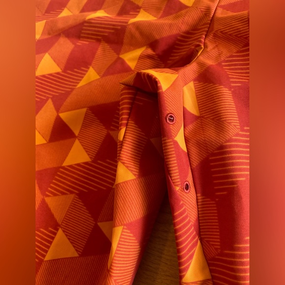 Nike Geometric Orange Tennis Jumpsuit Women’s XS NWT - Picture 11 of 12